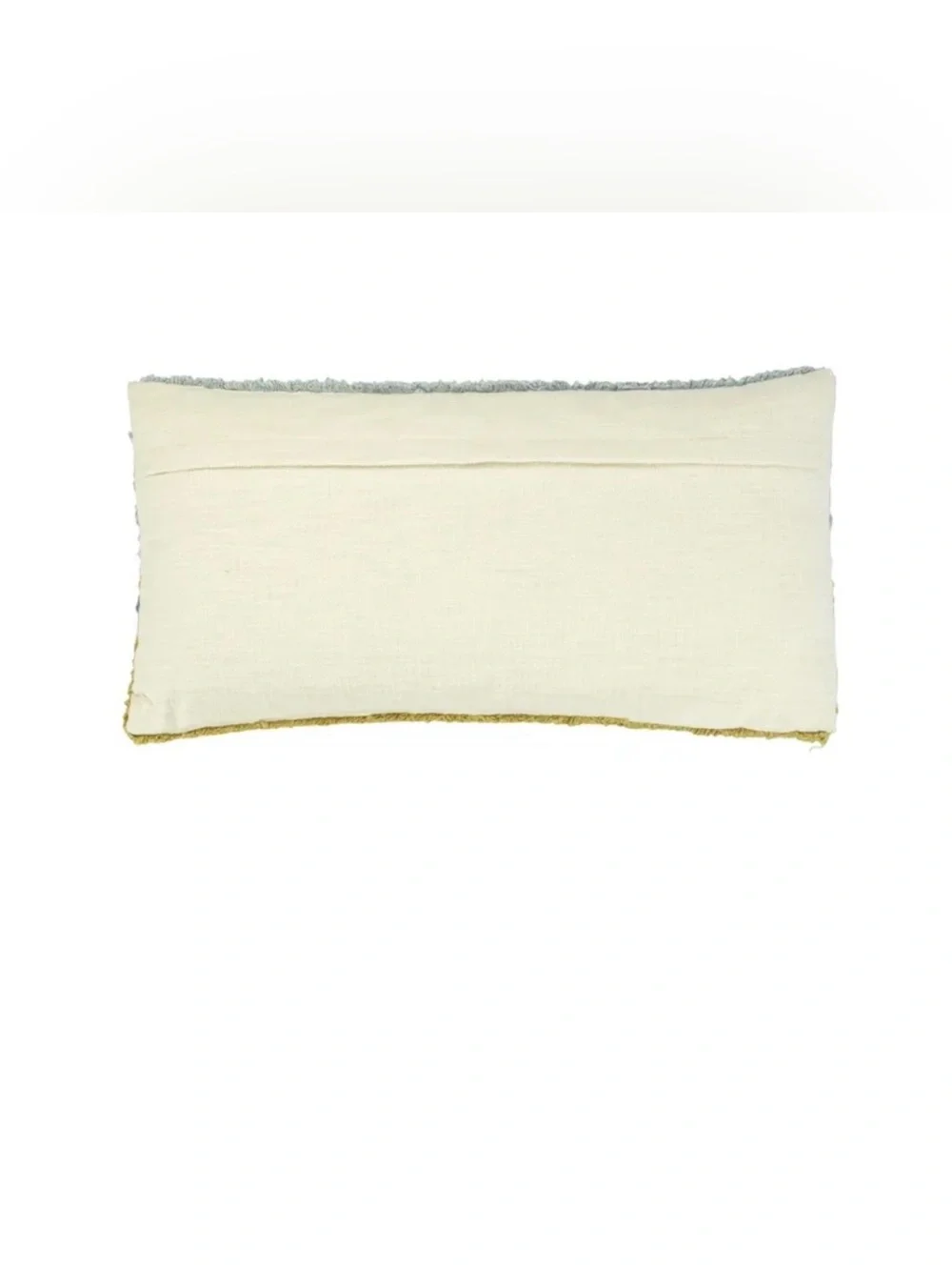 Creative Co-Op Woven Cotton Punch Hook Lumbar Pillow with 